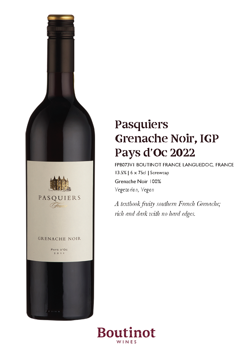 PASQUIERS GRENACHE NOIR 2023, 13.5%