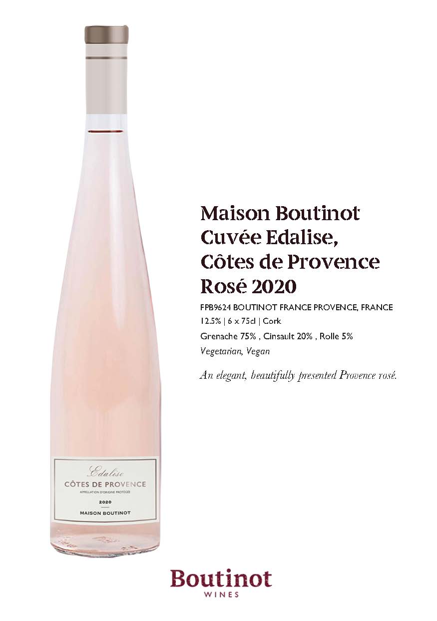 MAISON BOUTINOT EDALISE PROVENCE ROSE 2022 13%